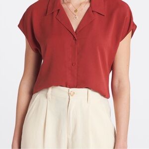 41 Hawthorn Women's Rich Red Blouse